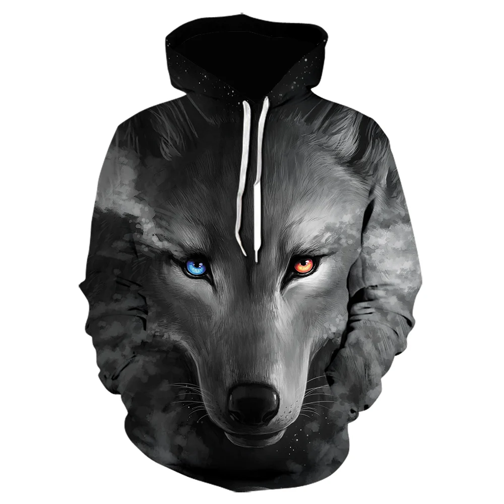Wild Wolf 3D Hoodie - Image 3