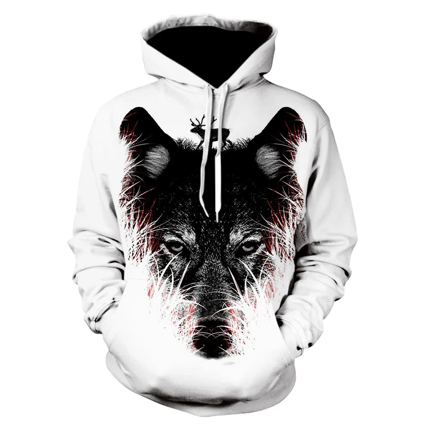 Wild Wolf 3D Hoodie - Image 4