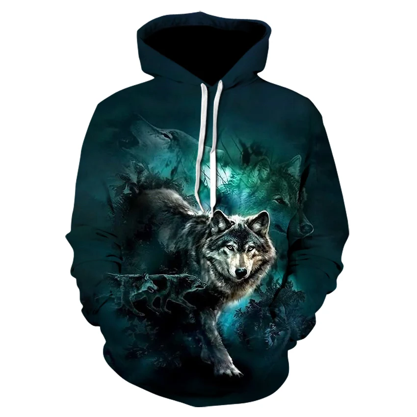 Wild Wolf 3D Hoodie - Image 6