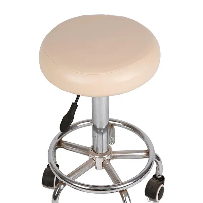 Elastic PU Leather Round Stool Chair Cover - Image 2