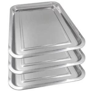Tattoo Tray 2/3pc Stainless Steel Surgical Medical Dental Instruments Trays Disinfection Plate Tattoo accessories For Tattoos