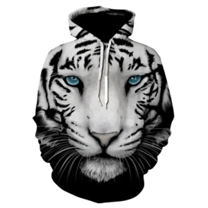 3D Tiger Hoodie
