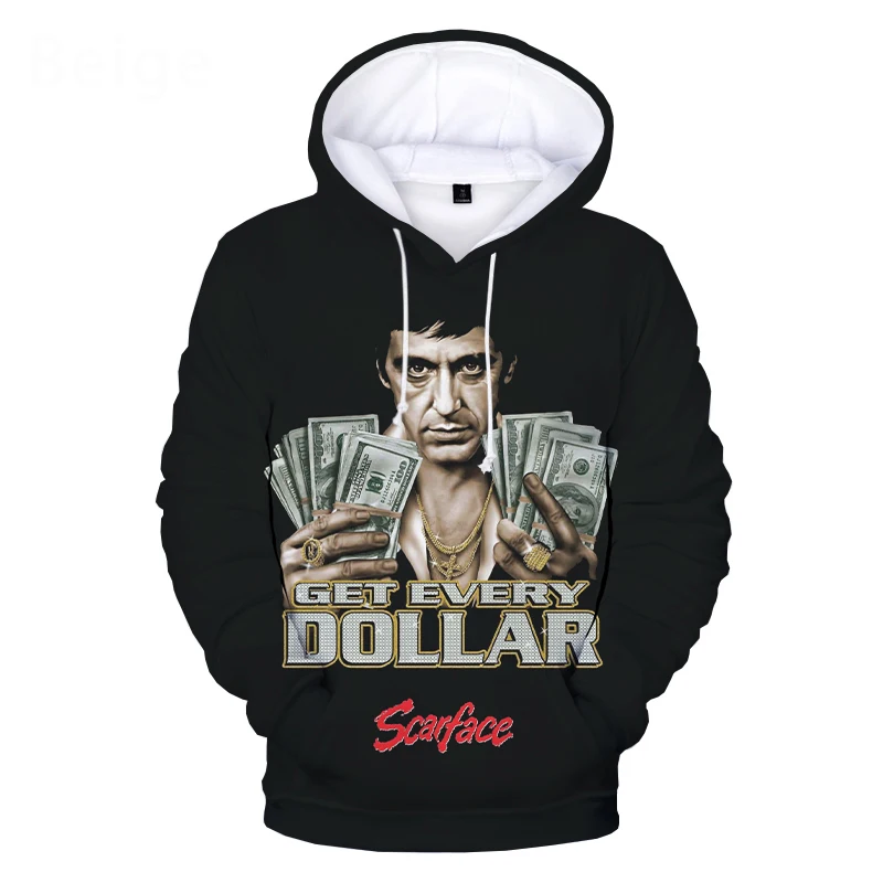 Scarface 3D Print Hoodie - Image 6