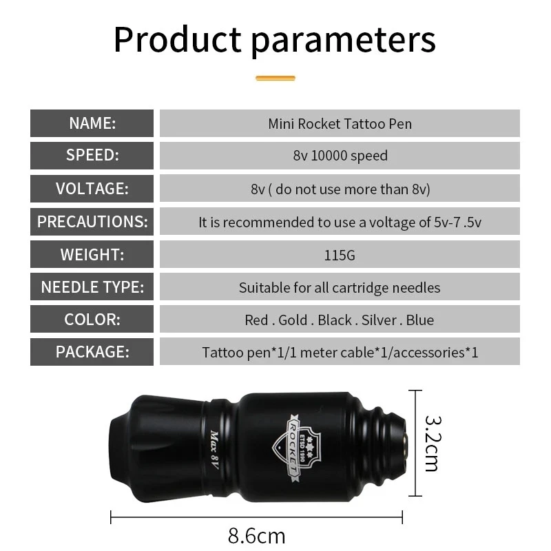Rocket Tattoo Machine Wireless - Image 2
