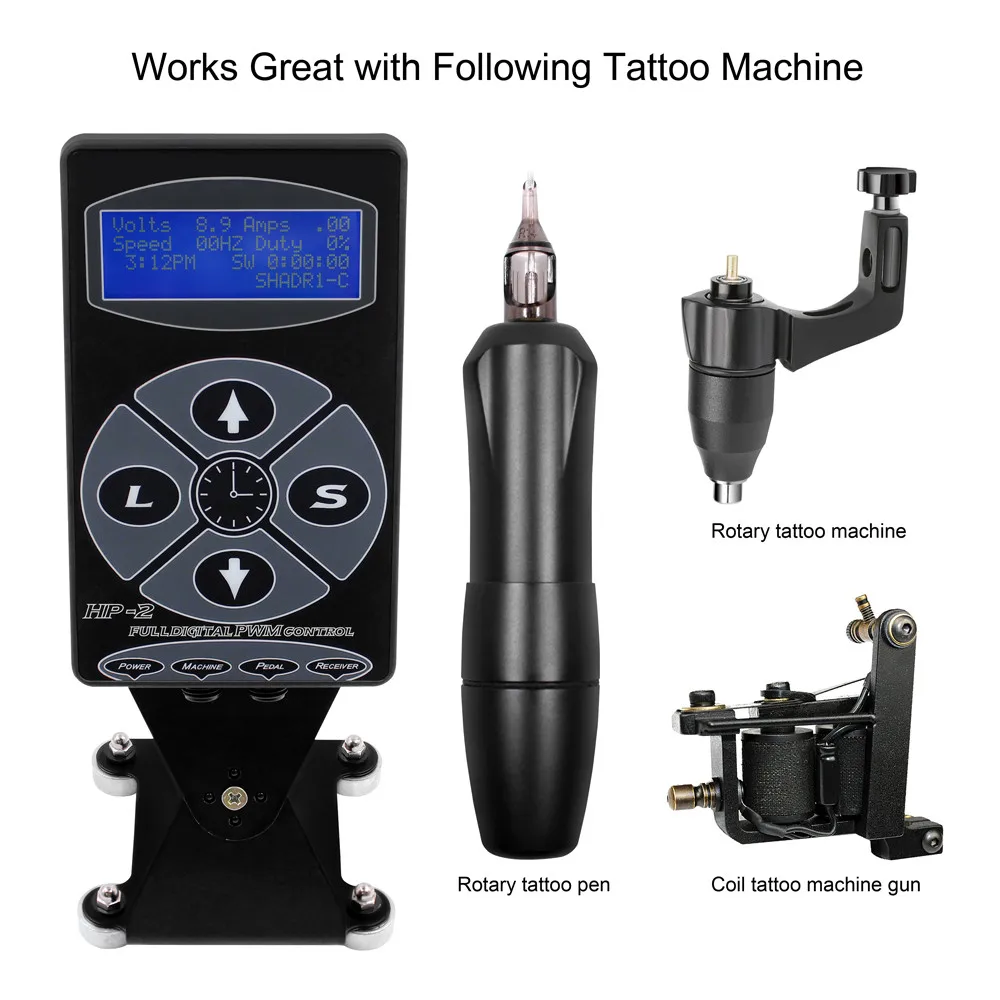 Tattoo Power Supply HP-2 Digital Dual LCD Display - Image 6