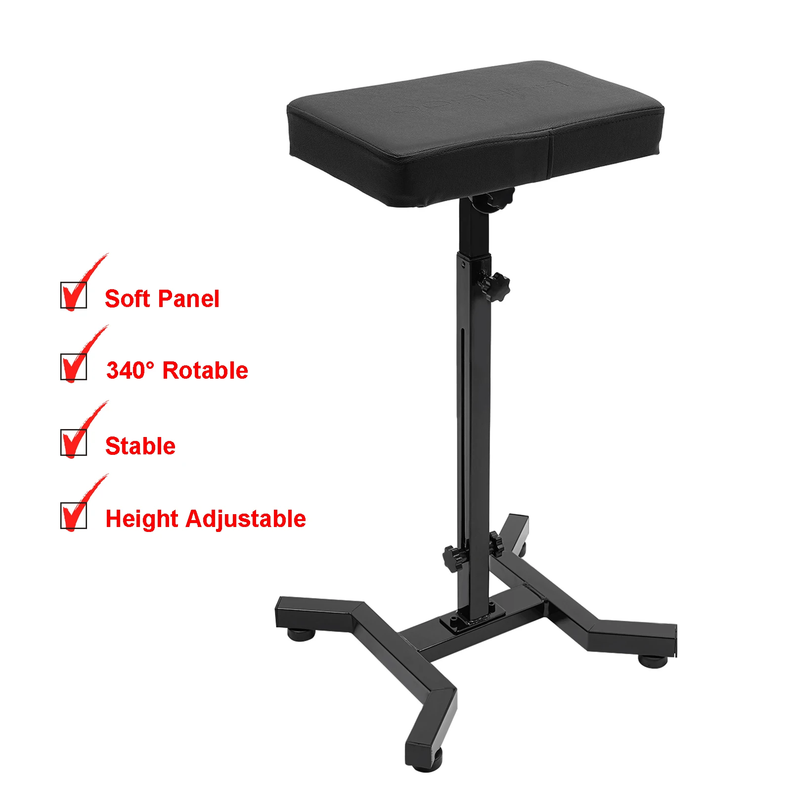 Soft Armrest Tattoo Stand, 340° Rotatable