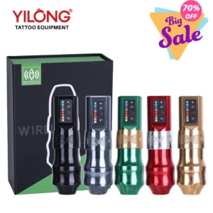 Yilong Flux Fk Max Professional Tattoo Machine Wireless Pen Gun 4.0mm Stroke