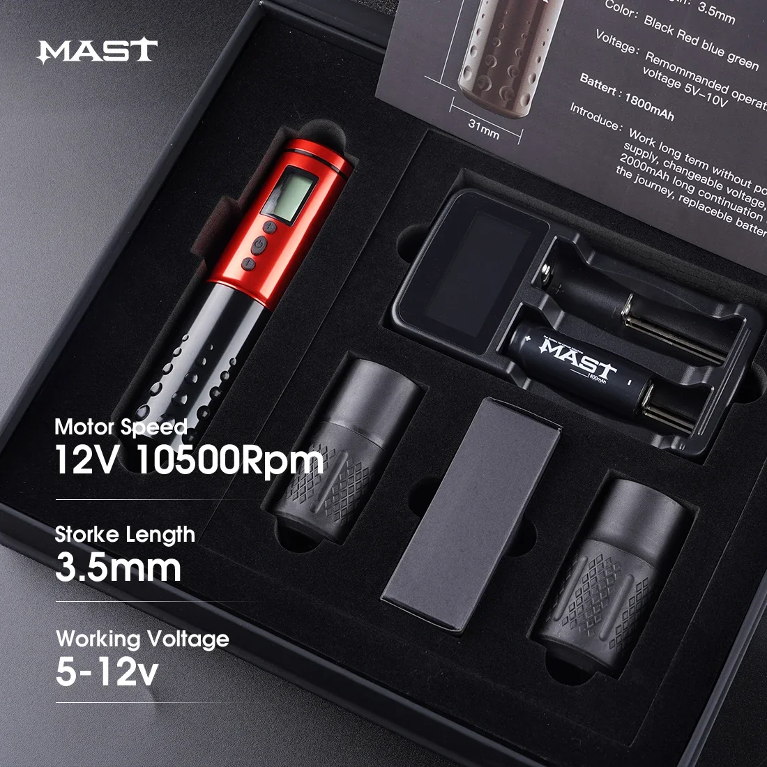 3.5mm/4.2mm Mast Tattoo Lancer - Image 3
