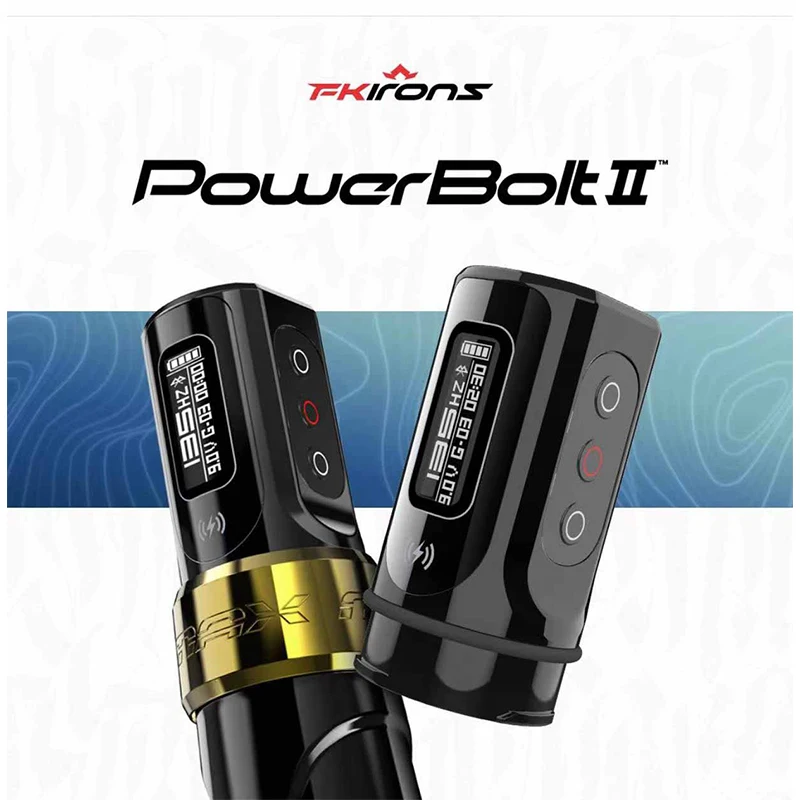 FK MAX Tattoo Machine TWO Batteries 2400mAh - Image 4