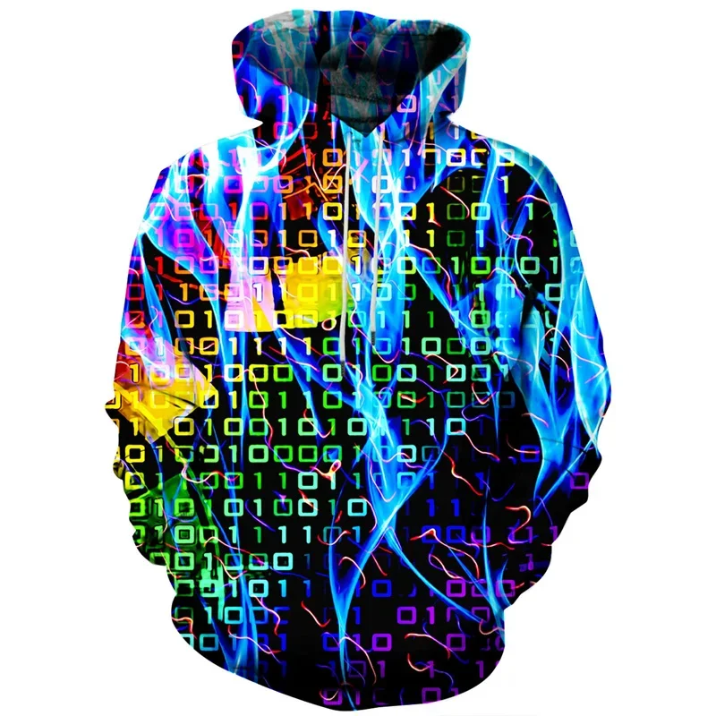 Abstract Smog Graphic Hoodie - Image 2
