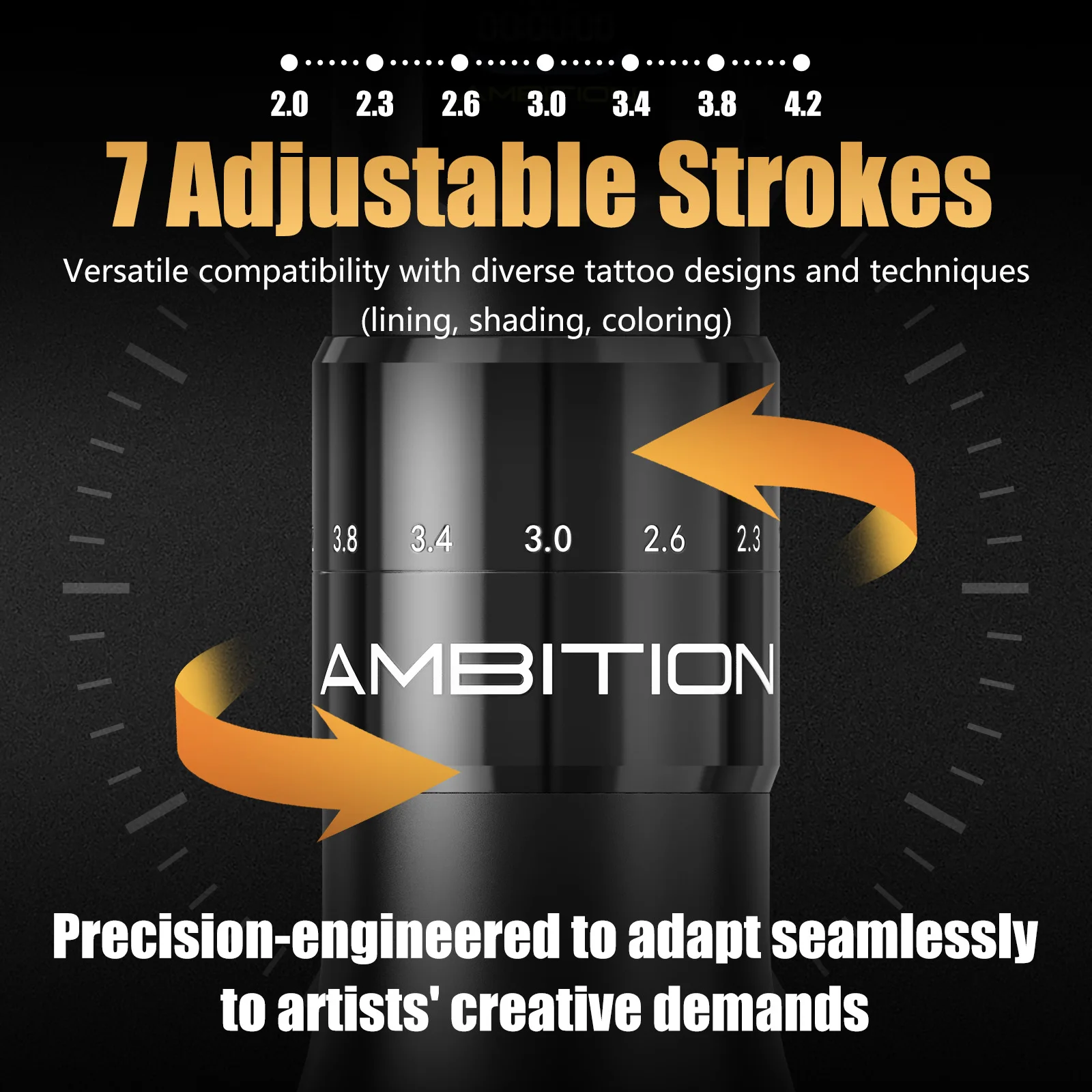 Ambition C2 Wireless Tattoo Machine Pen - Image 2
