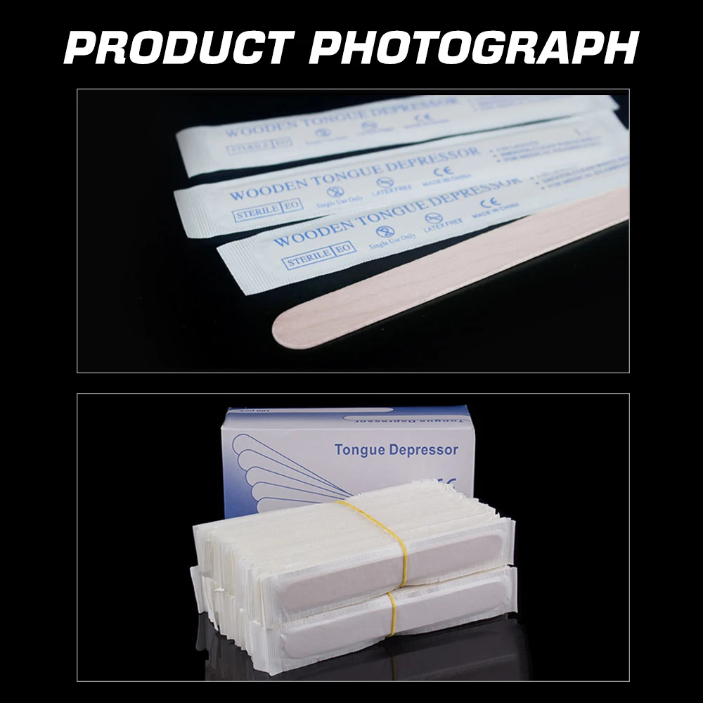 30/50/100/200pcs Tattoo Wooden Stick Disposable - Image 5