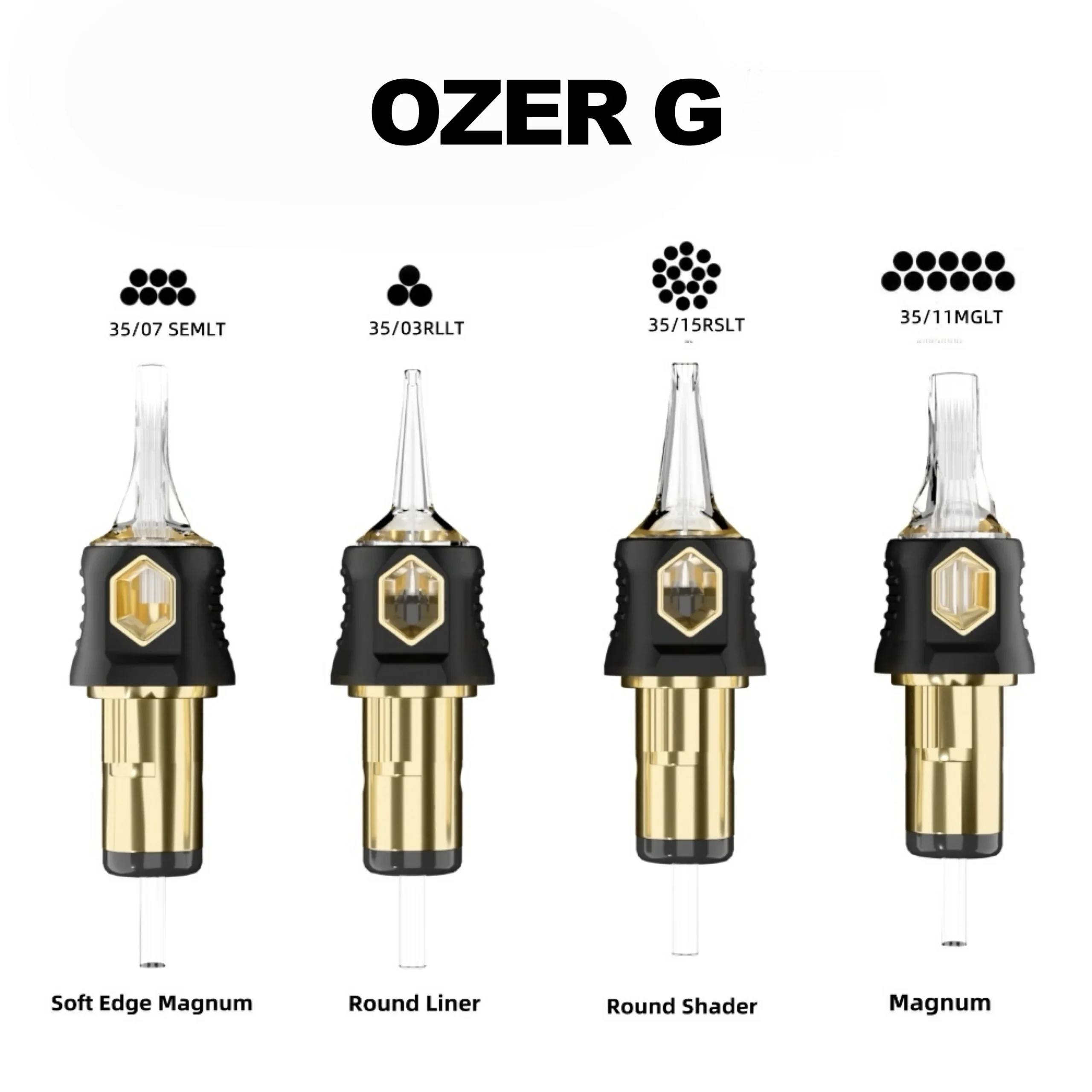 OZER 20 Pcs/Box Tattoo Cartridge Needles - Image 2