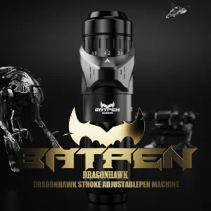 Batpen Dragonhawk 360 Degrees Stroke Adjustable Max 4.2mm Coreless Motor Tattoo Machine Pen Seven Length Option