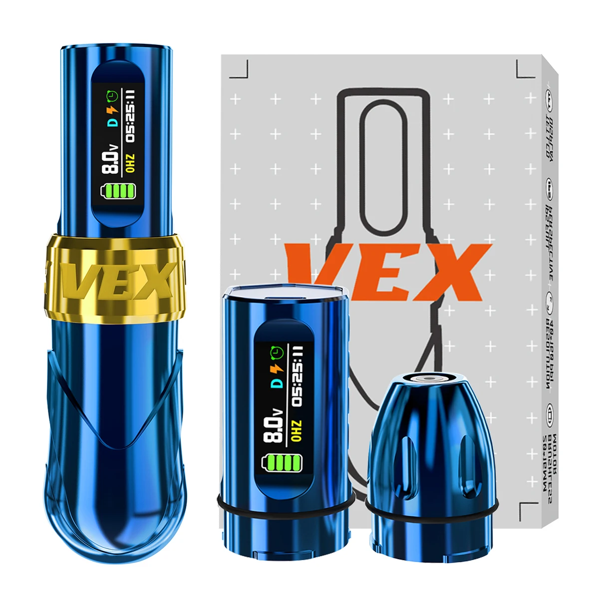 Professional VEX Wireless Tattoo Machine Pen