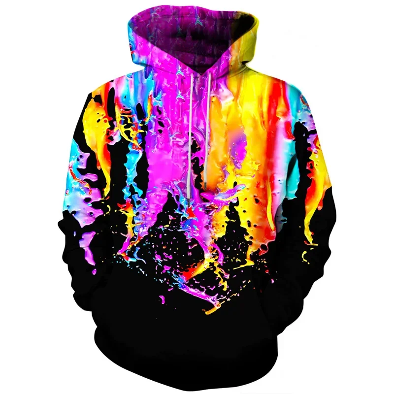 Abstract Smog Graphic Hoodie
