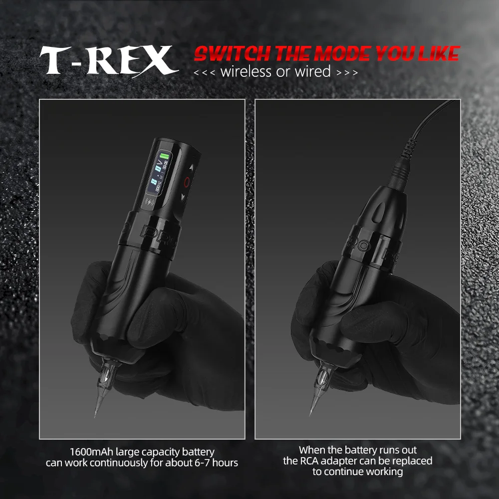 T-Rex Wireless Tattoo Machine Rotary Pen - Image 6