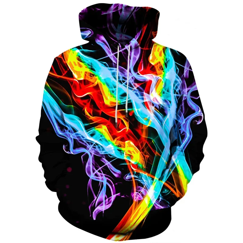 Abstract Smog Graphic Hoodie - Image 3
