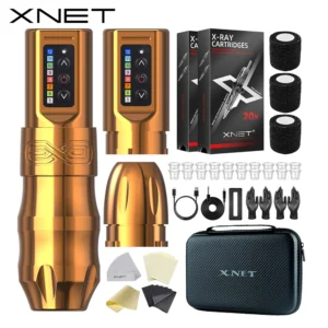 XNET EXO Colorful Wireless Tattoo Machine Kit