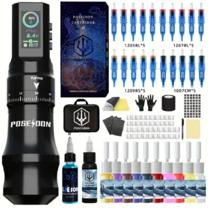 Tattoo Kit POSEIDON High Quality Tattoo Pen Kit