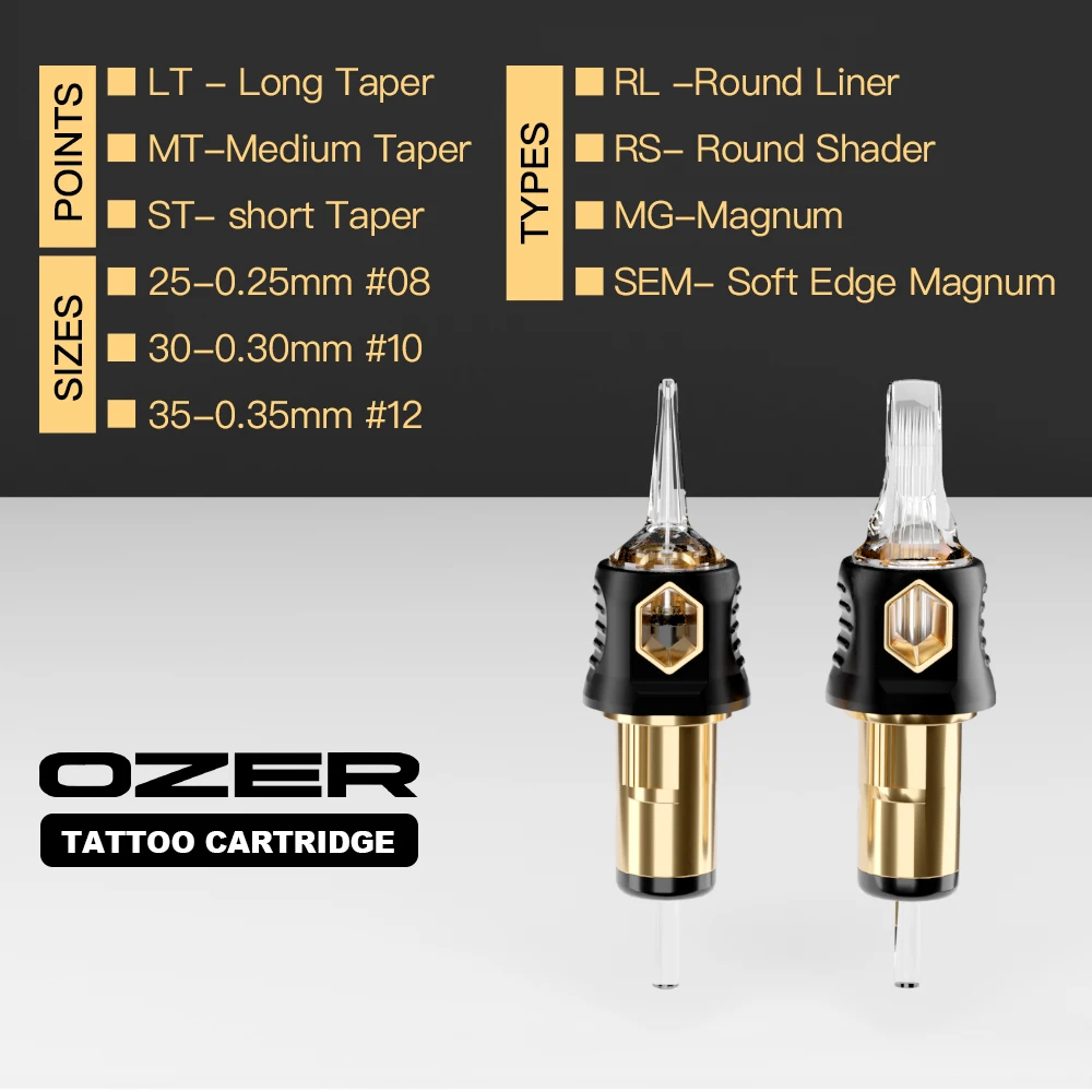 OZER 20 Pcs/Box Tattoo Cartridge Needles - Image 4