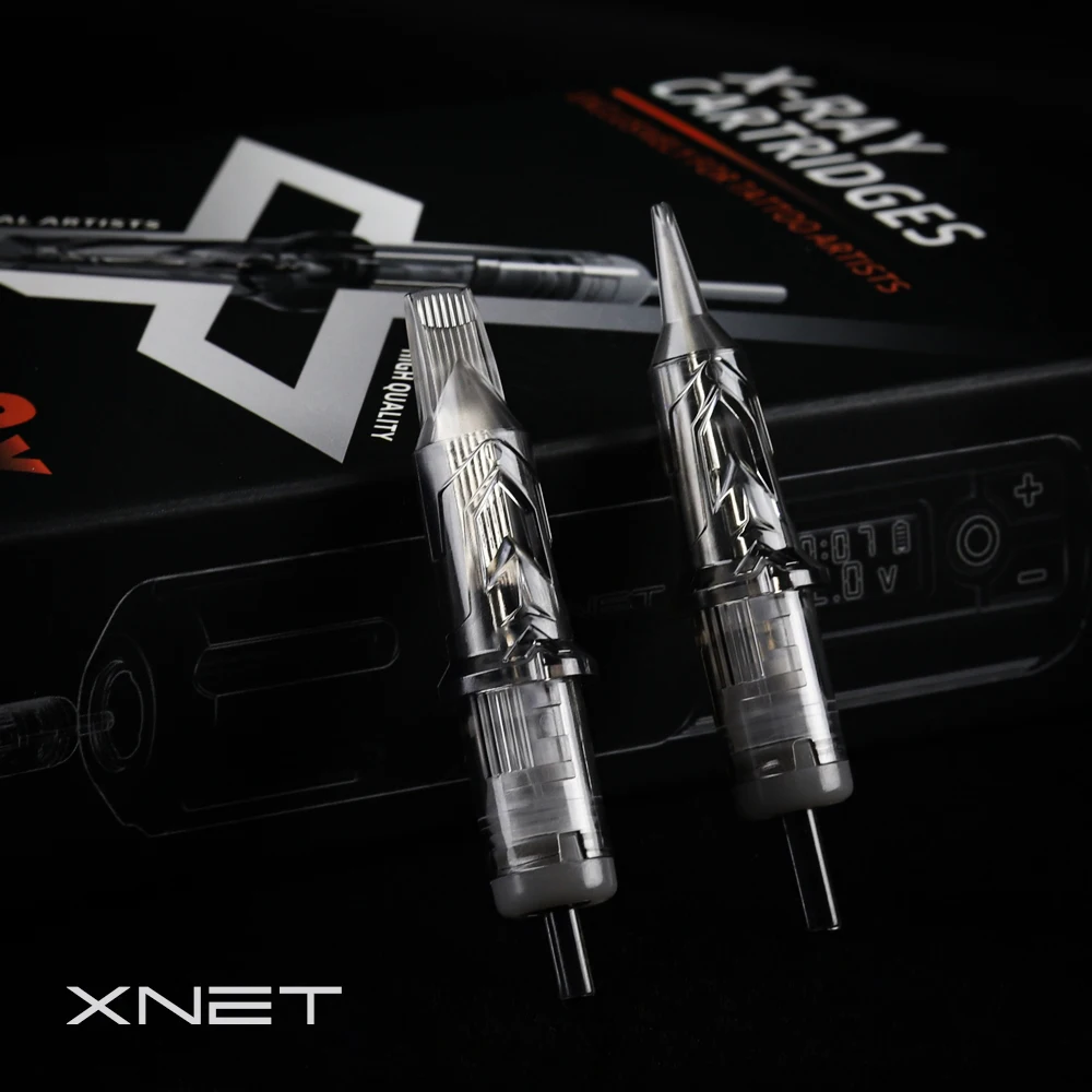 XNET FLUX MAX Wireless Tattoo Machine Kit Rotary Tattoo Pen With Extra 2400mAh Power 40Pcs Mixed Tattoo Cartridge - Image 6